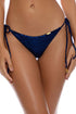 Luli Fama Wild Lux WAVY RUCHED BACK TIE SIDE BOTTOM